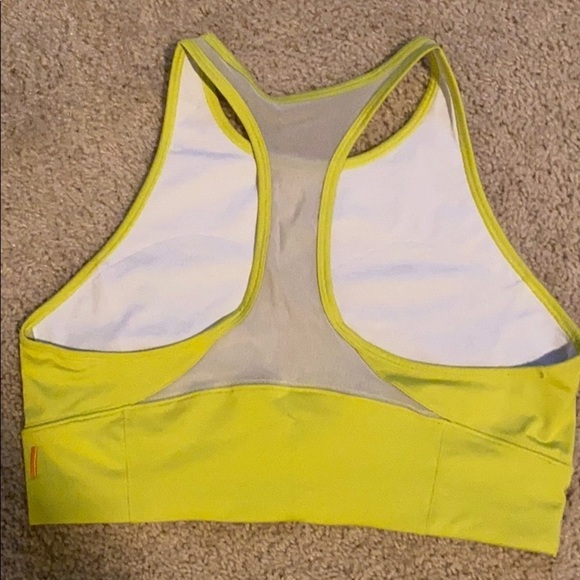 Set of TWO Lucy brand sports bras yellow/blk szL - Picture 5 of 5